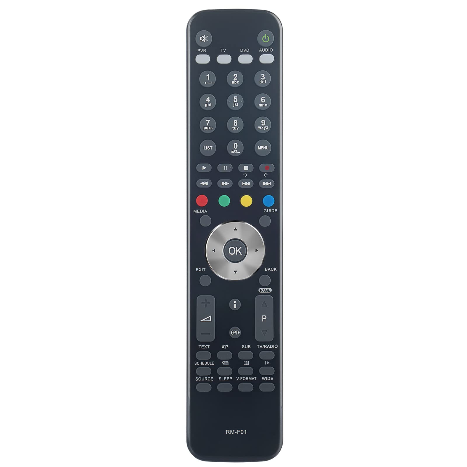 RM-F01 Replacement Remote Control Fit for Humax Foxsat-HDR Freesat