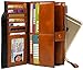 YALUXE Women's Genuine Leather Wallet RFID Blocking Multi Card Holder with Cell Phone Pocket Mothers Day Gifts