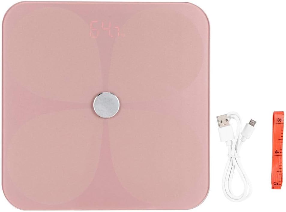 ZJchao Body Fat Scale, Visceral Bmi Muscle Fat Bathroom Scale Body Composition Analyzer, High