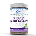 7 DAY COLON CLEANSE with Natural Ingredients - Healthy Weight Loss & Natural Laxative Colon Cleanse Detox Supplement by Nourish Yourself - Fast Acting Formula - 21 Combo Packets - Contains Organic Flaxseed Oil, Cape Aloe, Black Walnut Hulls, Vitamin C for
