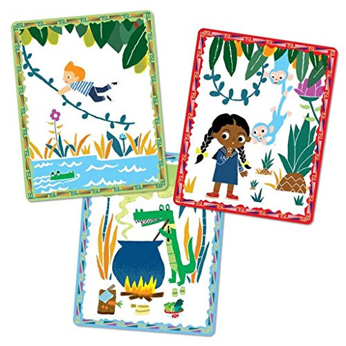 eeBoo Create and Tell Me A Story Cards, Volcano Island