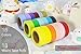 Washi Tape set 18 rolls by Tanpopo Art -Pastel Collection | Creamy Pastel Full Colored tapes in rainbow Colors