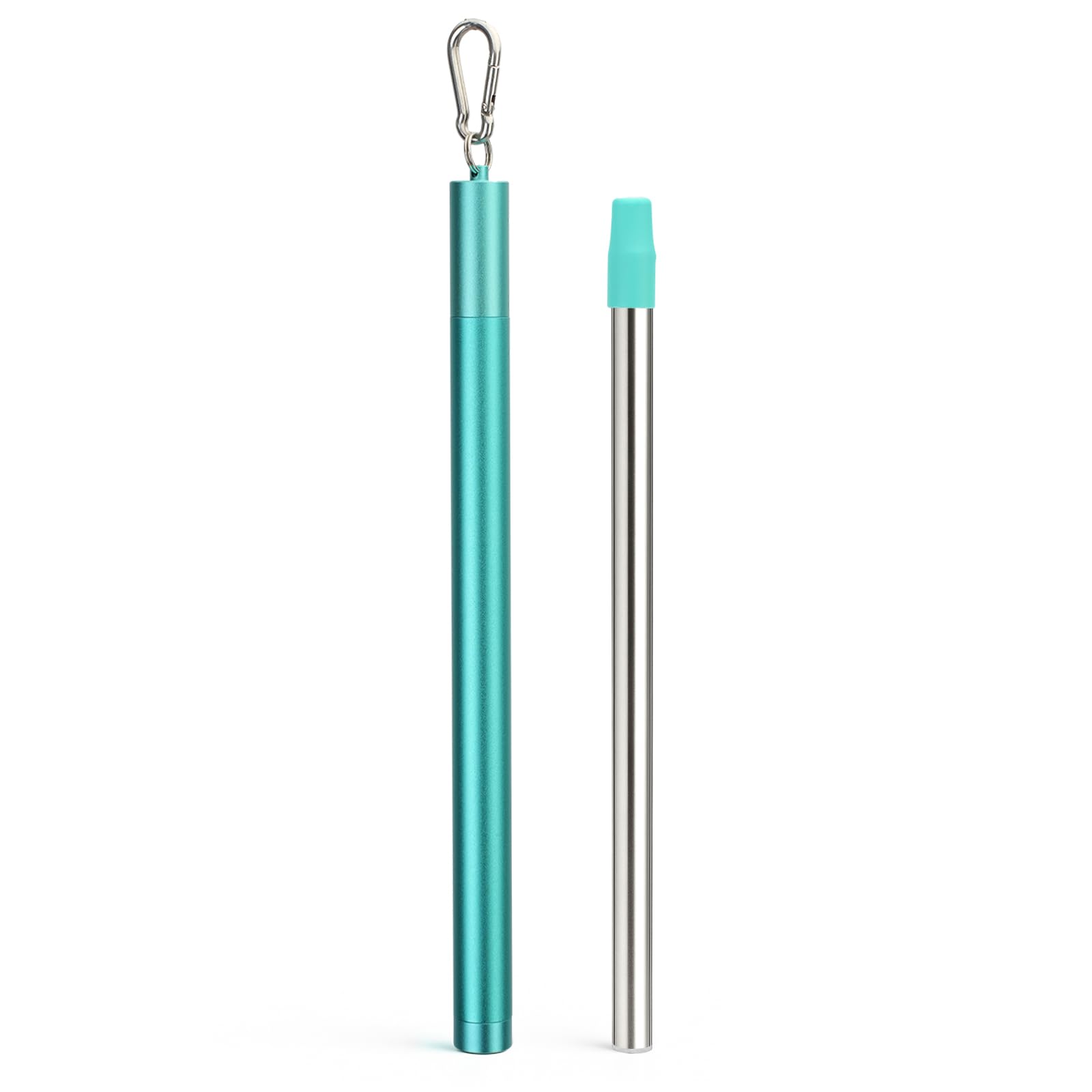 Sursip Portable Water Filter Straw Reusable Stainless Steel Outdoor Emergency Survival Gear for Camping & Hiking Travel Personal Water Purifier Filter Straw