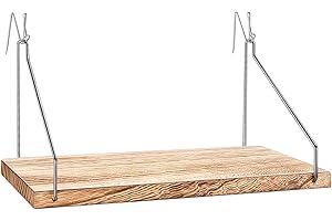 ONSOGI Fabric Wall Cubicle Shelf with Hooks for Work Decor, 11.8' Wooden Cubicle Organizer Storage Shelf with Hangers Cubicle Accessories for Women Men Desk