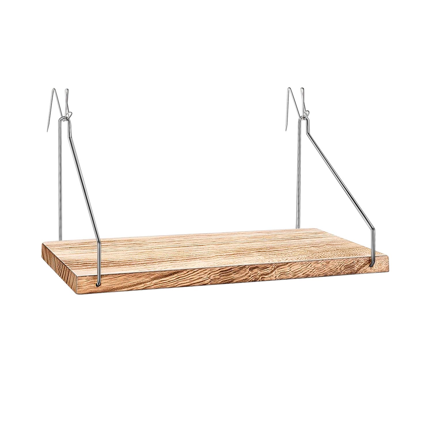 Photo 1 of Fabric Wall Cubicle Shelf with Hooks for Work Decor, 11.8' Wooden Cubicle Organizer Storage Shelf with Hangers Cubicle Accessories for Women Men Desk
