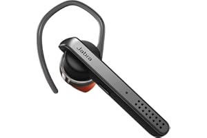 Jabra Talk 45 Wireless Bluetooth Single in-Ear Headset with Ear-Hook Design and Siri/Google Assistant, Black