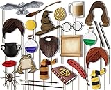 Wizard Castle Photo Booth Props Kit - 20 Pack Party Camera Props