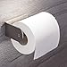 Toilet Paper Holder, Self Adhesive TocTen 304 Stainless Steel Rustproof Paper Roll Holder, No Drilling Easy to Install, The Bathroom Accessory Suitable for Office, Kitchen, Bathroom (Brushed, 5IN)