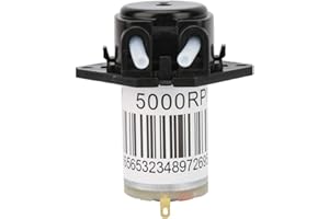 QINLORGO Micro Peristaltic Pump, 6V Metal Self Priming Pump Miniature Water Pump, Titration Self Priming Pump for Experimental, Biochemical Analysis, Pharmaceuticals, Fine Chemicals, Biotechnology