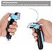 ICODE Dog Brush, Pet Grooming Deshedding Tool for Medium & Large Dogs and Cats, with Short to Long Hair. Dramatically Reduces Shedding in Minutes Guaranteed! (Blue-1)