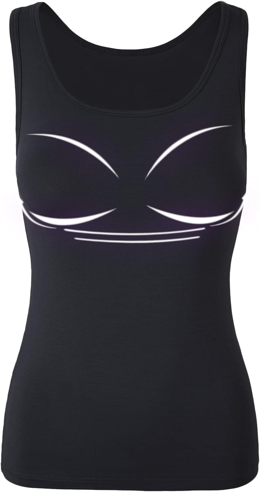 DYLHWomen's Long Tank Top Basic Layering Workout Pack of 3 Top Yoga Tank Sport T-Shirt Gym Fitness Running Sleeveless Vest