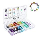 MulWark 120pc Assorted Standard Auto Car Truck Blade Fuses Set-2A 3A 5A 7.5A 10A 15A 20A 25A 30A 35A-ATC/APR/ATO/ATS Automotive Spare Replacement Fuse Assortment Kit for Boat,Marine,RV,SUV,Trike