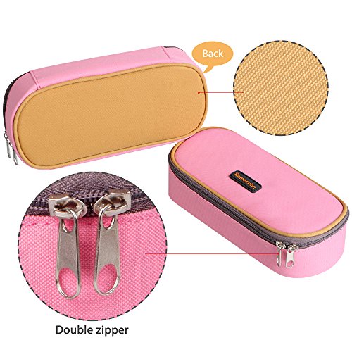image for Pencil Case, Homecube Big Capacity Pen Bag Makeup Pouch Durable Studen