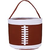 XinblueCo Baseball Basket Easter Baskets for Canvas Easter Egg Hunt Baskets