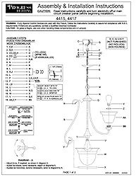 Progress Lighting P4417-77 6-Light Two-Tier Torino