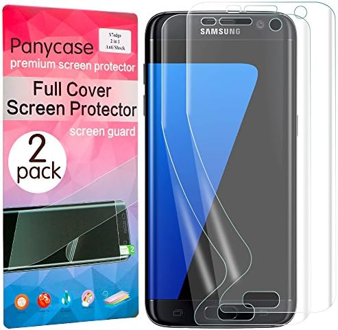 [2-Pack]Galaxy S7 Edge Screen Protector,Panycase [Full Coverage][Bubble-Free][Anti-Scratch] HD Clear Screen Protector for Galaxy S7 Edge