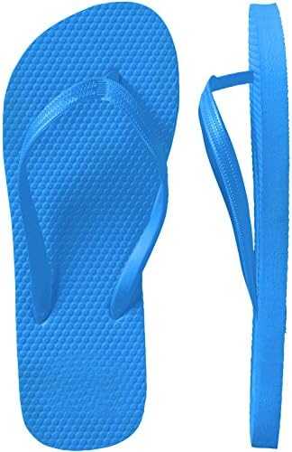 Women's Flip Flops Beach Sandals Casual Slippers Shower Sandal for Women (Large (US 9-10), Blue)