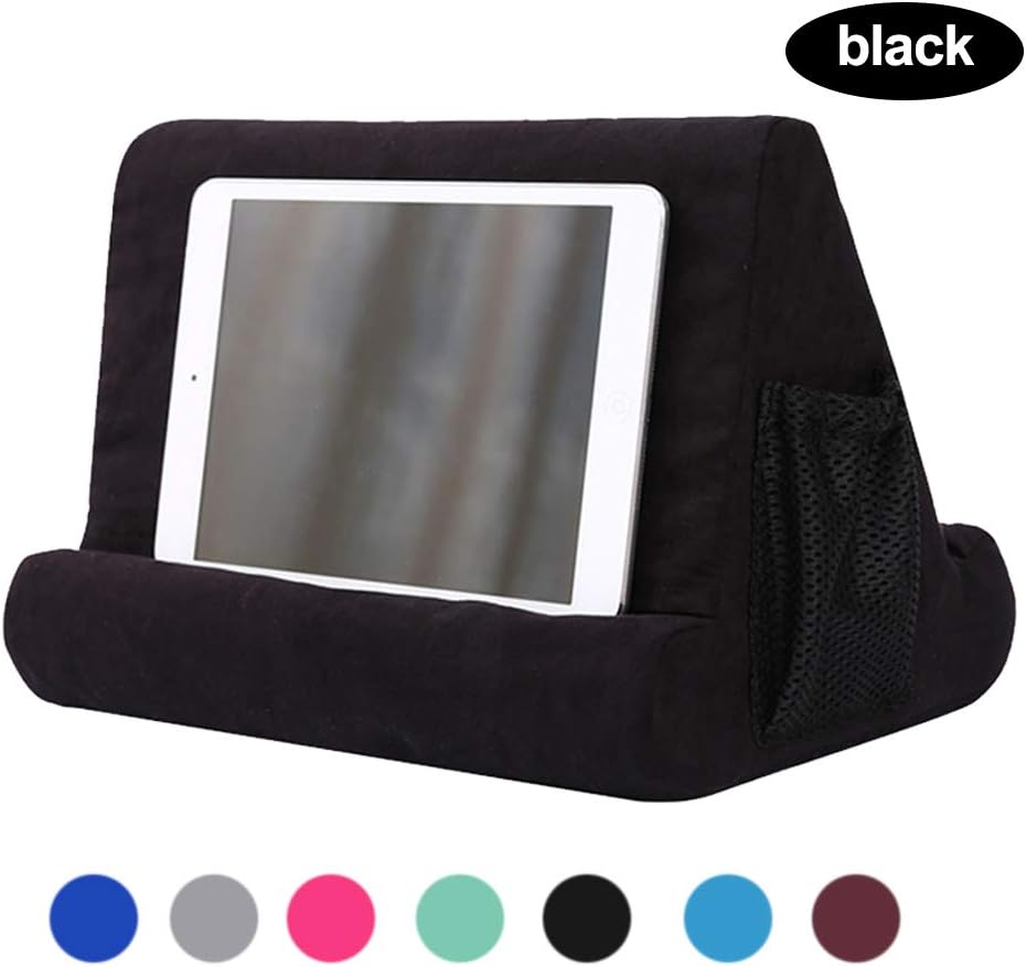Soft Pillow for iPads, Multi-Angle Pillow Lap Stand，Tablet Computer Stand for eReaders, Smartphones, Books, Magazine
