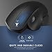 Wireless Mouse, Jelly Comb 2.4GHz Ergonomic Wireless Mouse, Optical Computer Mouse for Laptop Windows PC Desktop and More-MV021 (Black)