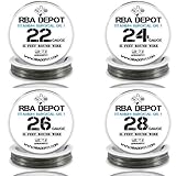 [RBA DEPOT] 22, 24, 26, 28 Gauge Titanium 15 Feet Resistance Wire (Gr.1 - 99.5%) AWG White Spools