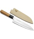 Amazon.com: Yoshihiro VG10 46 Layers Hammered Damascus Santoku