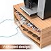 WELL WENG 70 Capacity 2-tier Bamboo Coffee Pod Holder Storage Organizer with Drawer for Keurig K-Cup Pods