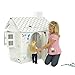 Emily Rose Doll Clothes Incredible Dollhouse or Kid's Play House, Ready to Paint and Decorate | Great Party Activity! (Country Cottage)