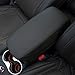 Kust Car Armrest Box Cover Saver,1 Piece Black Cover With Handmade Black Stitches Fit for 2015 2016 Jeep Cherokee,Central Console Armrest Box