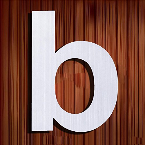 SIGMALL House Number Sign,8 inch Personalized Home Address Sign,Custom Address Plaque Sign Brushed Stainless Steel Floating Appearance Door Number Doorplate for Home Hotel Office