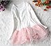 Yo Coco Little Girls 2ps Cardigan Clothes TuTu Formal Dress Outfits Pink Size 2-3 Years