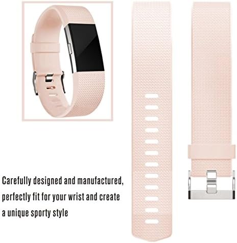 Bands for Fitbit Charge 2 Heart Rate - Lavendar Classic Fitness Wristband Replacement Accessories WristBand for Fitbit Charge 2 HR