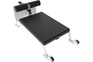 JoanKaren Nordic Curl Bench with Wheels, Leg Curl Machine for Home Gym, Hamstring & Glute Workout Equipment for Nordic Revers