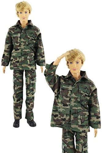 HongShun Fashion New Style Military Uniform for 12" Ken Doll