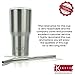 Stainless Steel Tumbler Set 30 oz with Splash-Proof Lid, FREE Straw and Brush - Top Rated Double Wall Vacuum Insulated Cup - K30 Travel Coffee Mug for Hot and Cold Drinks