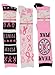 Women's Pink Ribbon Breast Cancer Awareness Knee High Socks (3 Pair) (Team Pink Power)