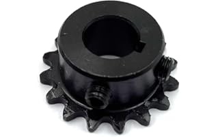 RHKING #25 Roller Chain Sprocket B Type Rust Prevention Hardened 1/2" Bore 16 Tooth