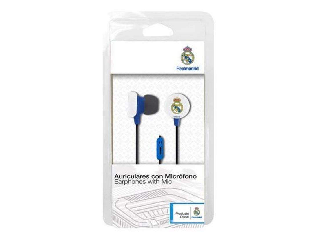 Seva Import Real Madrid Headphone Button, White, S