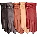 Bestselling Women's Winter Warm Nappa Leather Gloves (Plush/cashmere Lining)