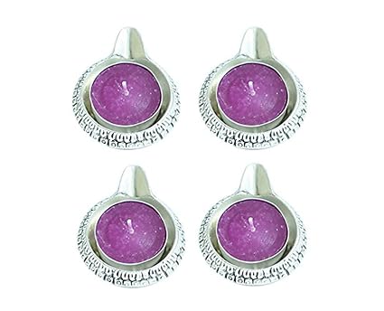 kriti creations White Metal perfumed Colored Wax Diya Set of 4 | Tea Lights Candle Holder | Diwali | Pooja | Festival | Home Decoration