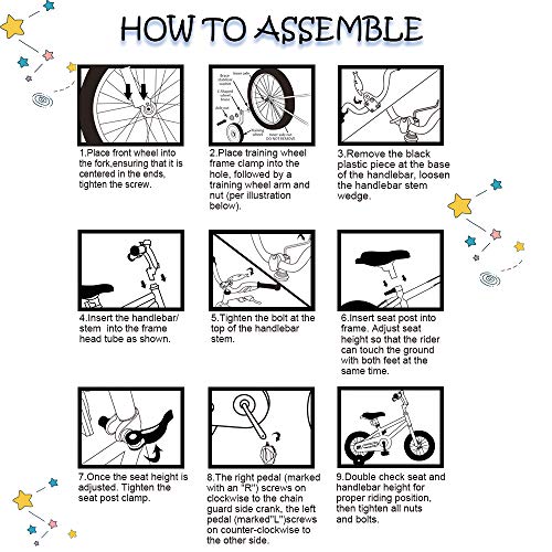 4 JOYSTAR+Bicycle+Training+Wheels+Silver