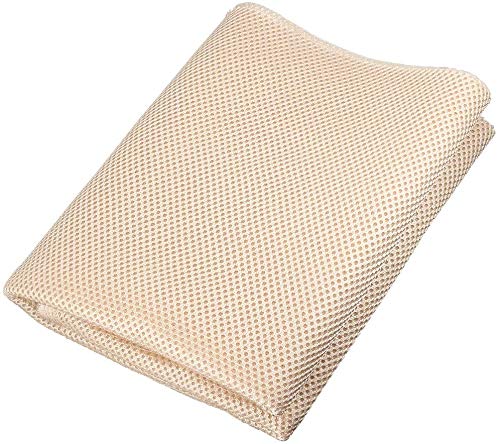 ANCLLO Speaker Mesh Grill Cloth (not Cane Webbing) Stereo Box Fabric Dustproof Audio Cloth 50cm x 140cm Beige