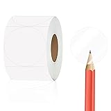 STARLIBOO Round Clear Seal Stickers- 2 Inch Clear