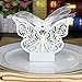 Amytalk 50 Pcs Laser Cut Wedding Favors Candy Boxes Pearl Paper Gifts Box for Marriage Birthday Shower Party Decors (Butterfly)