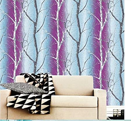 Simple Respectueux De L Environnement Papier Peint Non Tisse Coffre De Couleur Fond D Ecran Salon Tv Fond Chambre Fond D Ecran De Chevet Violet Amazon Fr Bricolage