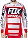 Fox Racing 180 Honda Men's Off-Road Motorcycle Jerseys - Red/White/Large