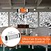 VIVREAL Electric Patio Heater, 1500W Infrared Heater/Garage Heater with 1-Sec Heat-Up, Indoor/Outdoor Wall Heater with 3 Temperature Mode, Space Heater Ideal for 190 Sq.Ft Workshop Room or Office