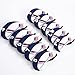 SunTrade 10pcs Golf White & Blue US Flag Neoprene Golf Club Head Cover,for Titleist, Callaway, Ping, Taylormade, Cobra, Nike, Etc.