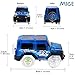 Car Track,Light Up Tracks Car(2-Pack) Glow in The Dark Racing Track Accessories Compatible with Most Tracks,Boys & Girls (style1：red+Blue)