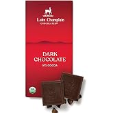 LAKE CHAMPLAIN CHOCOLATES Organic Dark 57% Chocolate Bar, 3 OZ