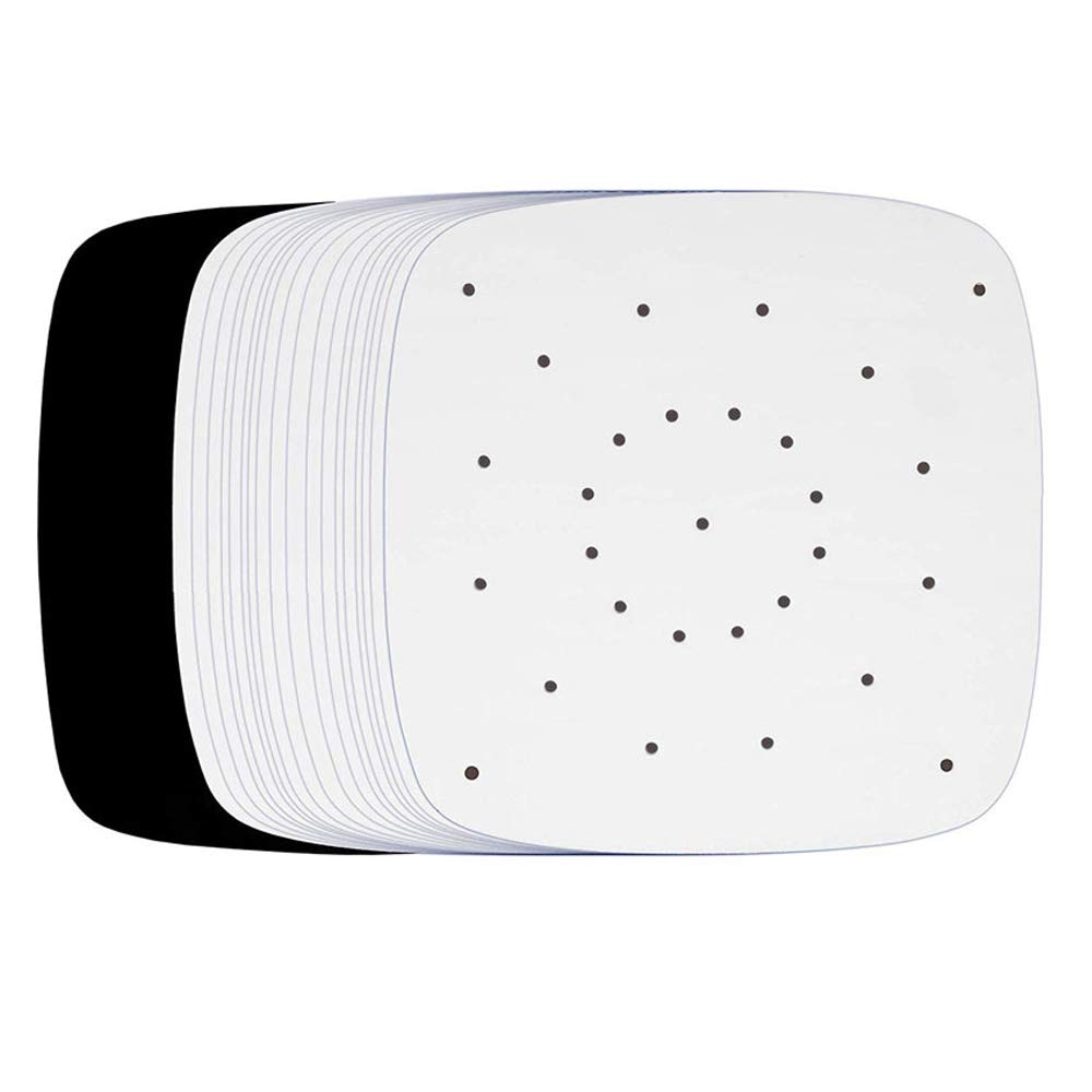 Air Fryer Parchment Paper Liners（9"×9"） 100Pcs Large Compatible with XXL Philips, NuWave Brio, Chefman, OMORC, Cuisinart, COSORI, Cooks Essentials, Power Airfryer Oven, Chef di Cucina, SARKI and More